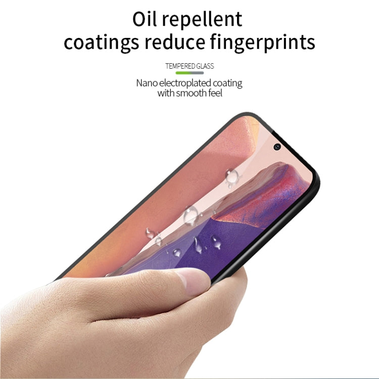 For Samsung Galaxy Note20 PINWUYO 9H 2.5D Full Screen Tempered Glass Film（Ultrasonic fingerprint unlock）(Black) - Galaxy Note20 Cases by PINWUYO | Online Shopping South Africa | PMC TechLife | Buy Now Pay Later Mobicred