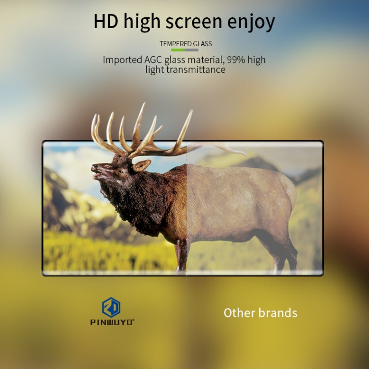 For Samsung Galaxy Note20 Ultra PINWUYO 9H 3D Hot Bending Tempered Glass Film（Ultrasonic fingerprint unlock）(Black) - Galaxy Tempered Glass by PINWUYO | Online Shopping South Africa | PMC TechLife | Buy Now Pay Later Mobicred
