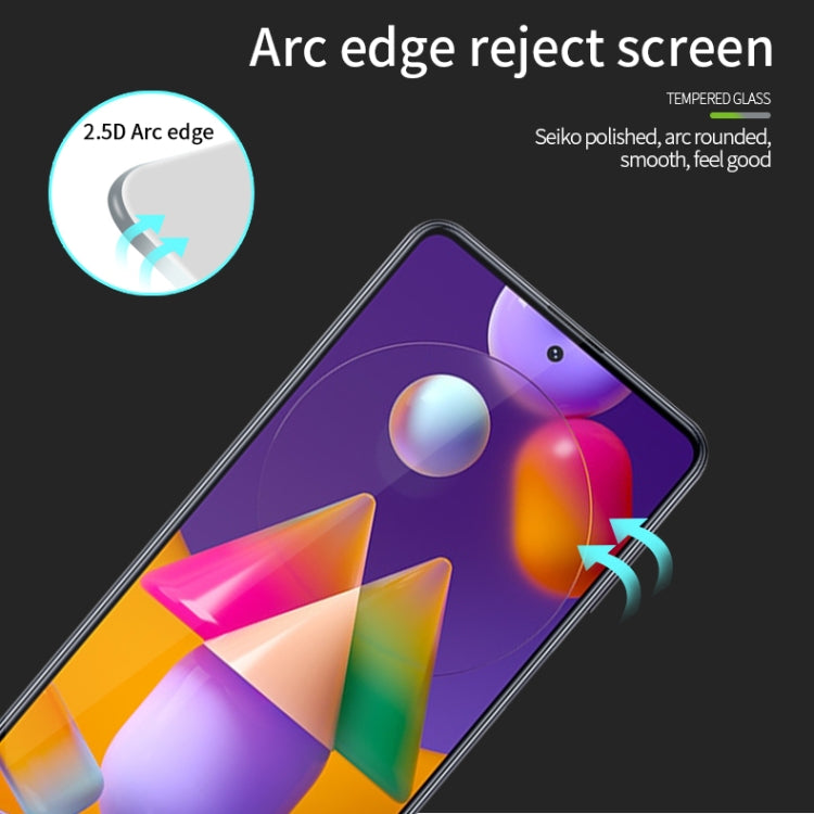 For Samsung Galaxy M31S PINWUYO 9H 2.5D Full Screen Tempered Glass Film(Black) - free shipping - PMC TechLife - Order now!