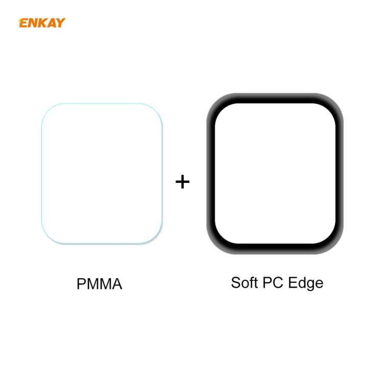 For Apple Watch 6/5/4/SE 44mm 2 PCS ENKAY Hat-Prince 3D Full Screen Soft PC Edge + PMMA HD Screen Protector Film - free shipping - PMC TechLife - Order now!