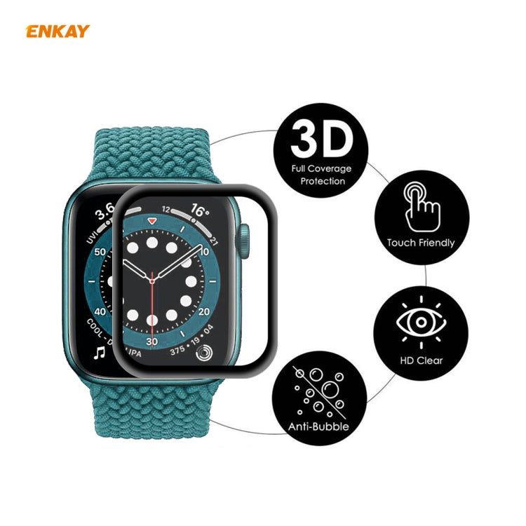 For Apple Watch 6/5/4/SE 40mm 2 PCS ENKAY Hat-Prince 3D Full Screen Soft PC Edge + PMMA HD Screen Protector Film - Watch Cases by ENKAY | Online Shopping South Africa | PMC TechLife | Buy Now Pay Later Mobicred