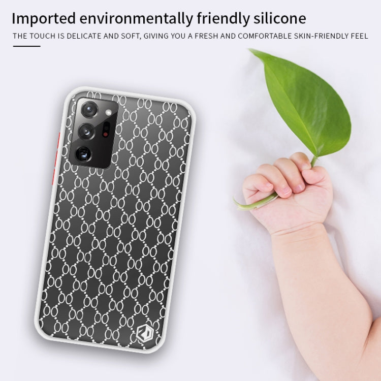 For Samsung Galaxy Note20 Ultra PINWUYO Series 2nd Generation PC + TPU Waterproof And Anti-drop All-inclusive Protective Shell, Matte Back Cover(Blue) - Galaxy Phone Cases by PINWUYO | Online Shopping South Africa | PMC TechLife | Buy Now Pay Later Mobicred