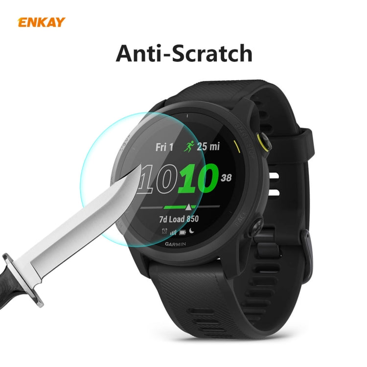 10 PCS Compatible with Garmin Compatible witherunner 745 ENKAY Hat-Prince 0.2mm 9H 2.15D Curved Edge Tempered Glass Film - free shipping - PMC TechLife - Order now!