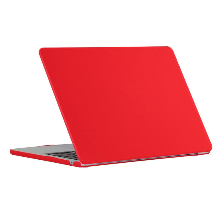 For MacBook Air 13.6 2022/2024 A2681 (M2) / A3113 (M3) ENKAY Matte Laptop Protective Case (Red) - MacBook Air Cases by ENKAY | Online Shopping South Africa | PMC TechLife | Buy Now Pay Later Mobicred