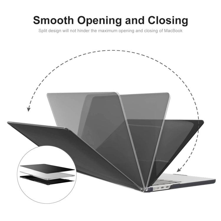 For MacBook Air 13.6 2022/2024 A2681 (M2) / A3113 (M3) A2681 ENKAY Matte Laptop Protective Case (Baby Blue) - MacBook Air Cases by ENKAY | Online Shopping South Africa | PMC TechLife | Buy Now Pay Later Mobicred