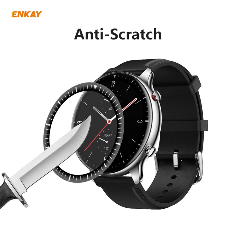 2 PCS For Amazfit GTR 2 ENKAY Hat-Prince 3D Full Screen Soft PC Edge + PMMA HD Screen Protector Film - Screen Protector by ENKAY | Online Shopping South Africa | PMC TechLife | Buy Now Pay Later Mobicred