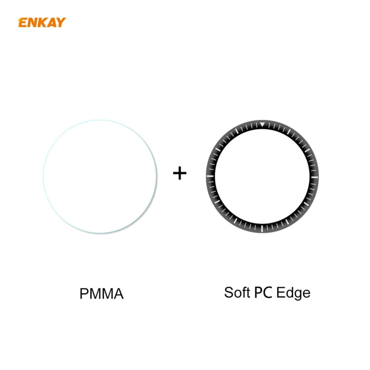 2 PCS For Amazfit GTR 2 ENKAY Hat-Prince 3D Full Screen Soft PC Edge + PMMA HD Screen Protector Film - Screen Protector by ENKAY | Online Shopping South Africa | PMC TechLife | Buy Now Pay Later Mobicred