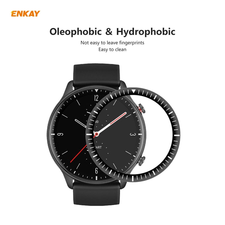10 PCS For Amazfit GTR 2 ENKAY Hat-Prince 3D Full Screen Soft PC Edge + PMMA HD Screen Protector Film - Screen Protector by ENKAY | Online Shopping South Africa | PMC TechLife | Buy Now Pay Later Mobicred