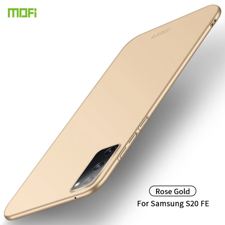 For Samsung Galaxy S20 FE MOFI Frosted PC Ultra-thin Hard Case(Gold) - free shipping - PMC TechLife - Order now!
