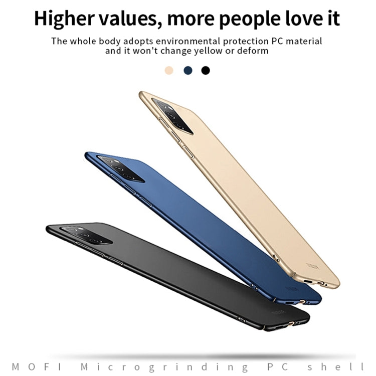 For Samsung Galaxy S20 FE MOFI Frosted PC Ultra-thin Hard Case(Gold) - free shipping - PMC TechLife - Order now!
