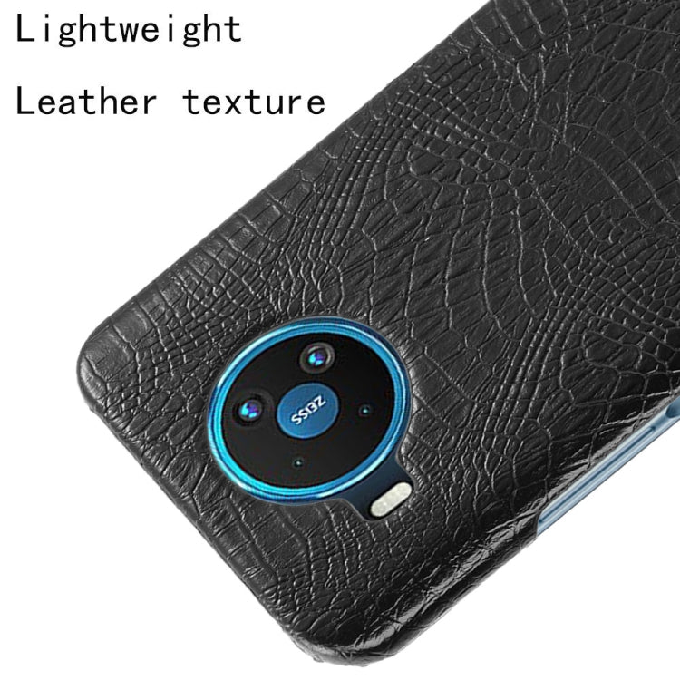 For Nokia 8.3 Shockproof Crocodile Texture PC + PU Case(Black) - free shipping - PMC TechLife - Order now!