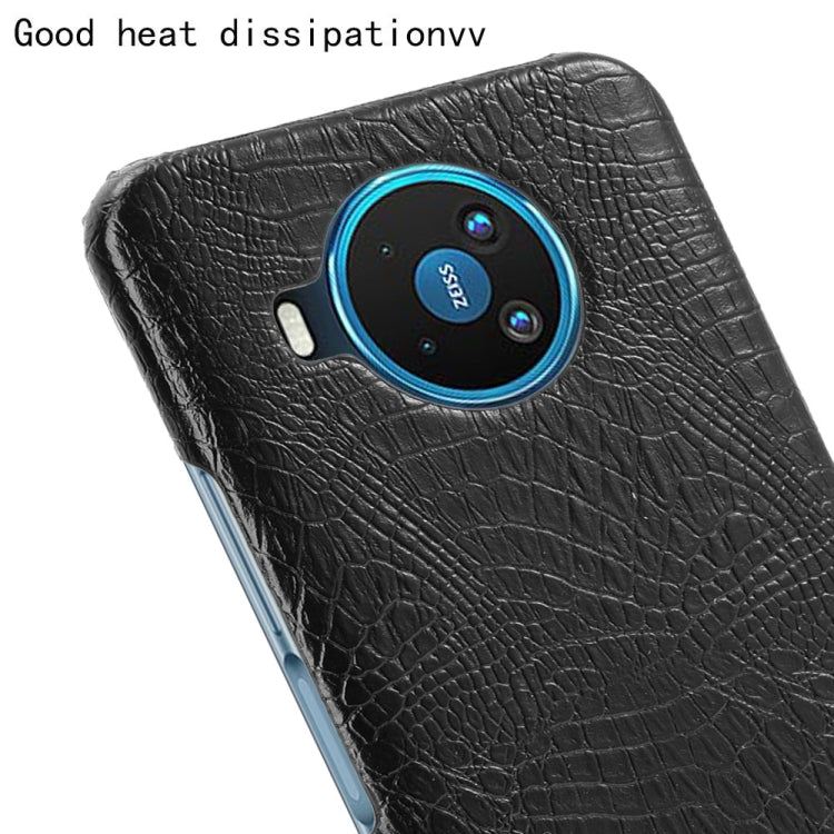 For Nokia 8.3 Shockproof Crocodile Texture PC + PU Case(Black) - free shipping - PMC TechLife - Order now!