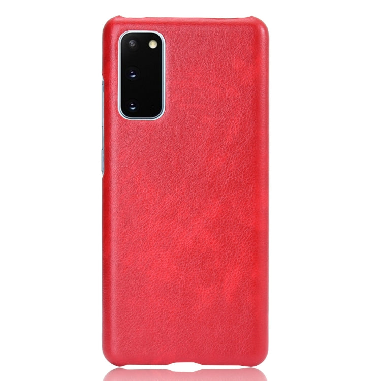 For Samsung Galaxy S20 FE Shockproof Litchi Texture PC + PU Case(Red) - Galaxy S20 FE Cases by NILLKIN | Online Shopping South Africa | PMC TechLife | Buy Now Pay Later Mobicred