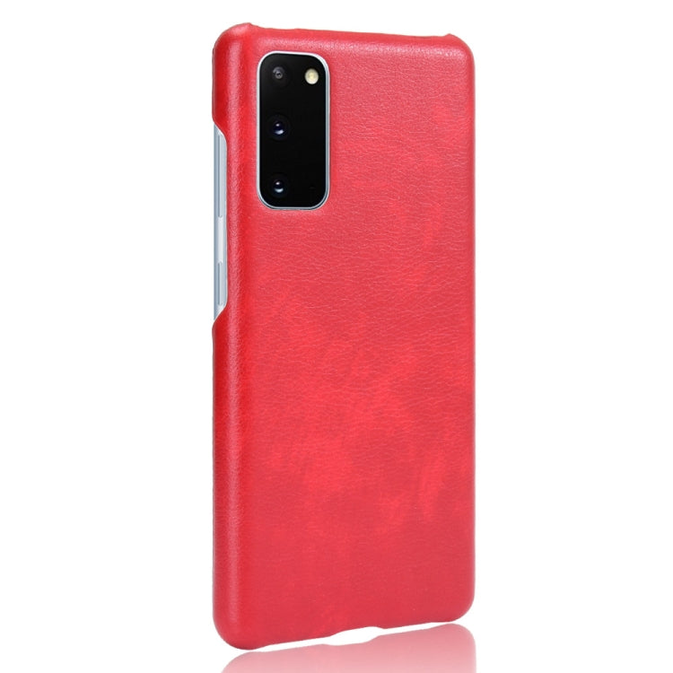 For Samsung Galaxy S20 FE Shockproof Litchi Texture PC + PU Case(Red) - Galaxy S20 FE Cases by NILLKIN | Online Shopping South Africa | PMC TechLife | Buy Now Pay Later Mobicred