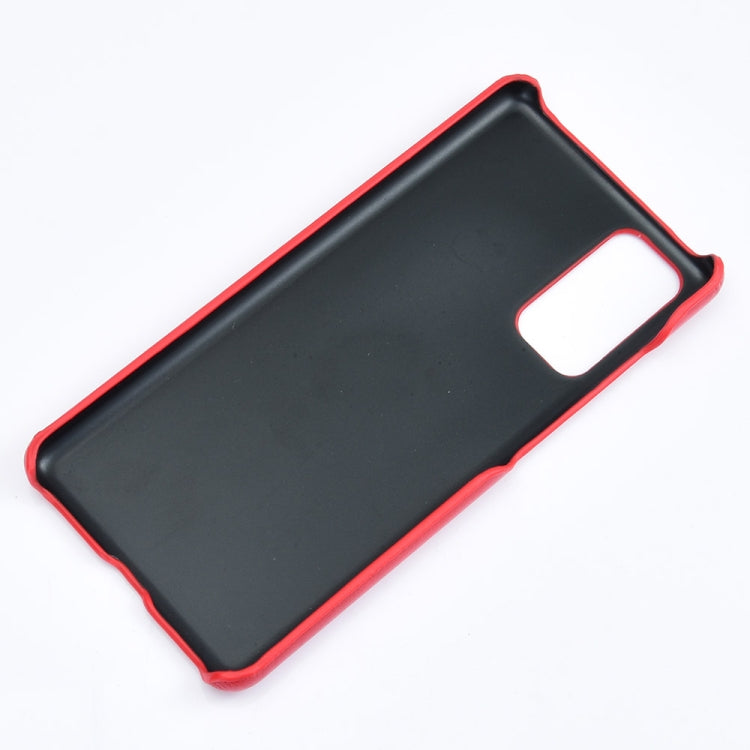 For Samsung Galaxy S20 FE Shockproof Litchi Texture PC + PU Case(Red) - Galaxy S20 FE Cases by NILLKIN | Online Shopping South Africa | PMC TechLife | Buy Now Pay Later Mobicred