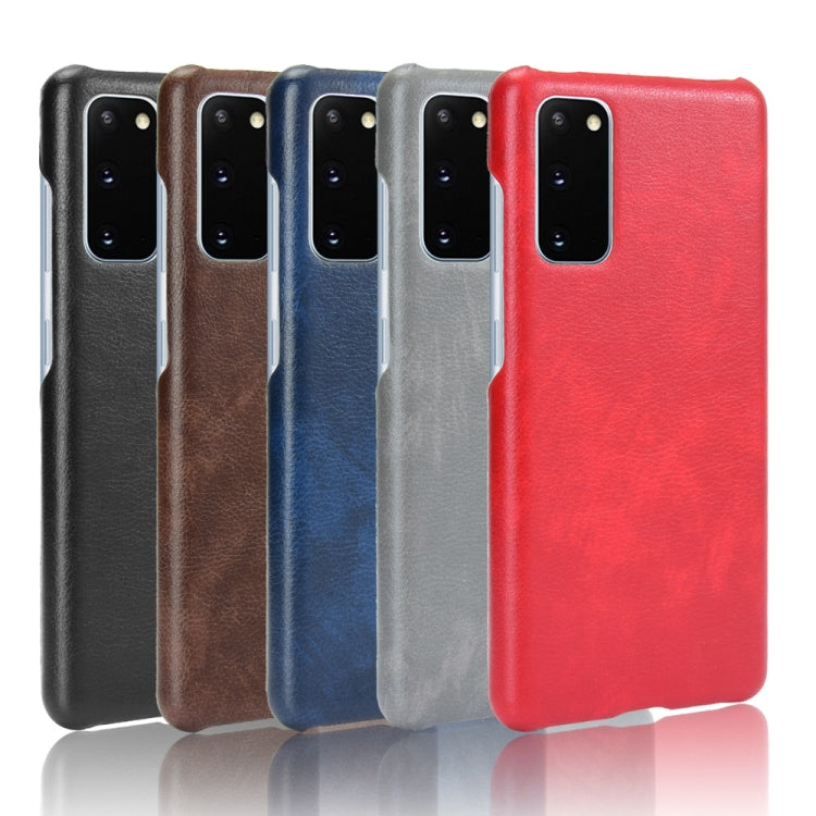 For Samsung Galaxy S20 FE Shockproof Litchi Texture PC + PU Case(Gray) - Galaxy S20 FE Cases by NILLKIN | Online Shopping South Africa | PMC TechLife | Buy Now Pay Later Mobicred