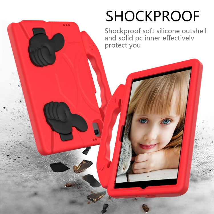 For Samsung Galaxy Tab A7 10.4(2020)T500/T505 EVA Material Children Flat Anti Falling Cover Protective Shell With Thumb Bracket(Red) - free shipping - PMC TechLife - Order now!