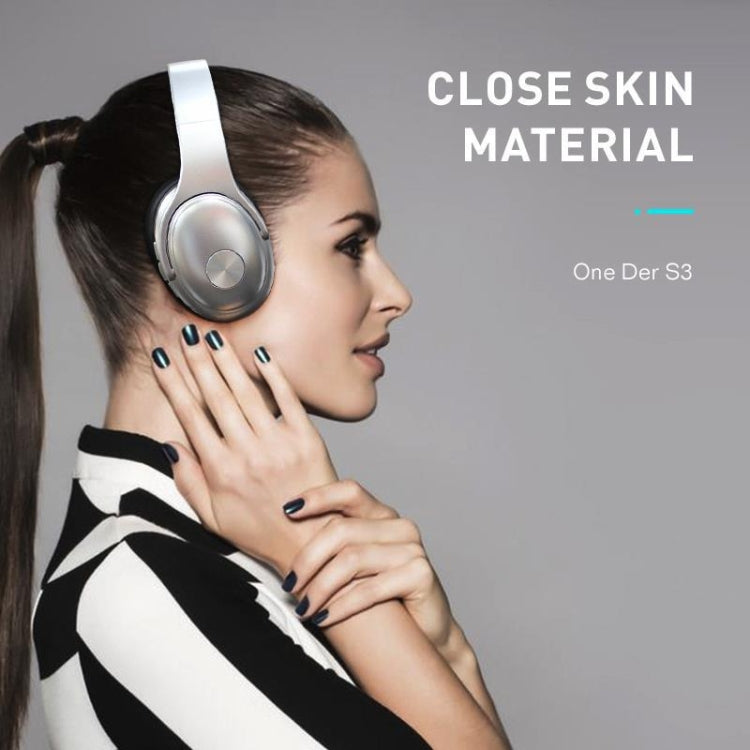 OneDer S3 2 in1 Headphone & Speaker Portable Wireless Bluetooth Headphone Noise Cancelling Over Ear Stereo(Black) - free shipping - PMC TechLife - Order now!