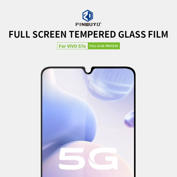 For vivo S7e PINWUYO 9H 2.5D Full Screen Tempered Glass Film(Black) - free shipping - PMC TechLife - Order now!