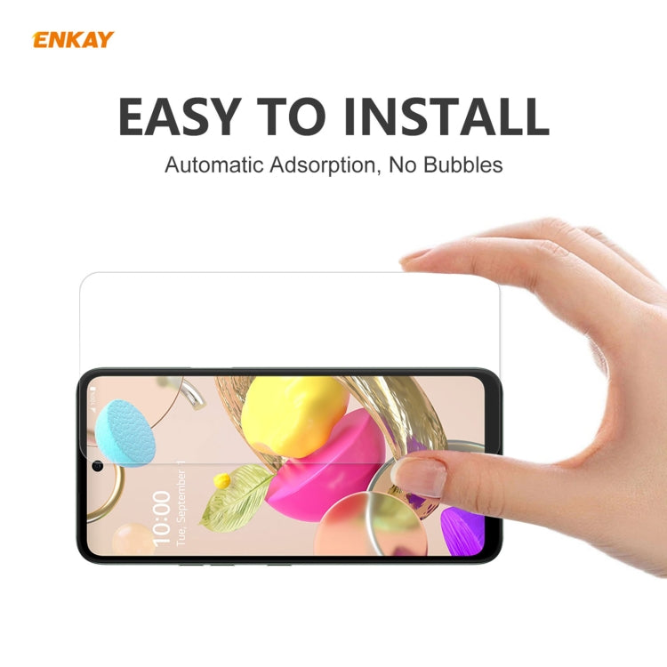For LG K42 / K52 / K62 5 PCS ENKAY Hat-Prince 0.26mm 9H 2.5D Curved Edge Tempered Glass Film - LG Tempered Glass by ENKAY | Online Shopping South Africa | PMC TechLife | Buy Now Pay Later Mobicred