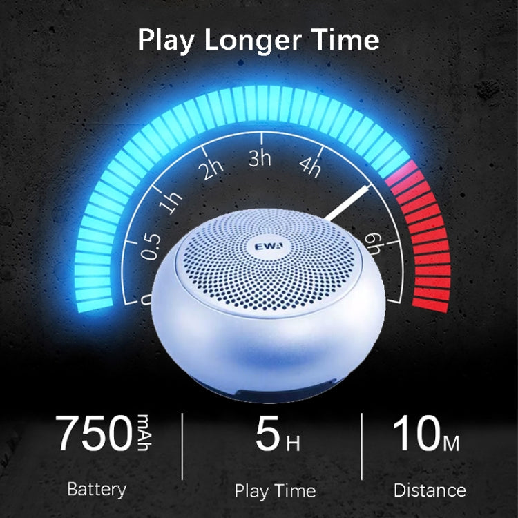 EWA A110 IPX5 Waterproof Portable Mini Metal Wireless Bluetooth Speaker Supports 3.5mm Audio & 32GB TF Card & Calls(Gold) - free shipping - PMC TechLife - Order now!