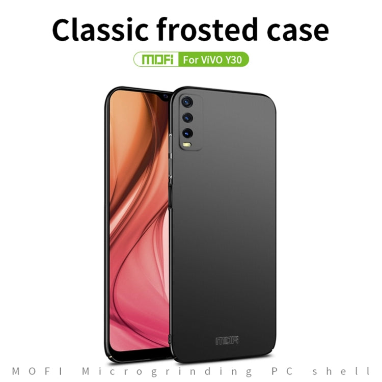 For vivo Y30 MOFI Frosted PC Ultra-thin Hard Case (Gold) - vivo Cases by MOFI | Online Shopping South Africa | PMC TechLife | Buy Now Pay Later Mobicred