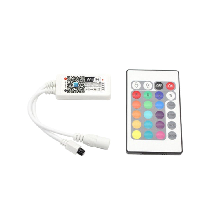Smart Phone Control Music and Timer Mode Home Mini WIFI LED RGB Controller, type:RGBW Controller - LED Controller by PMC TechLife | Online Shopping South Africa | PMC TechLife | Buy Now Pay Later Mobicred