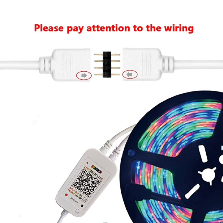 WiFi Smart 4 Pin RGB LED Strip Light Controller APP Remote Voice Control Works with Alexa Echo, 5-24V, type:WiFi 40-keys Controller - RGB Controller by PMC TechLife | Online Shopping South Africa | PMC TechLife