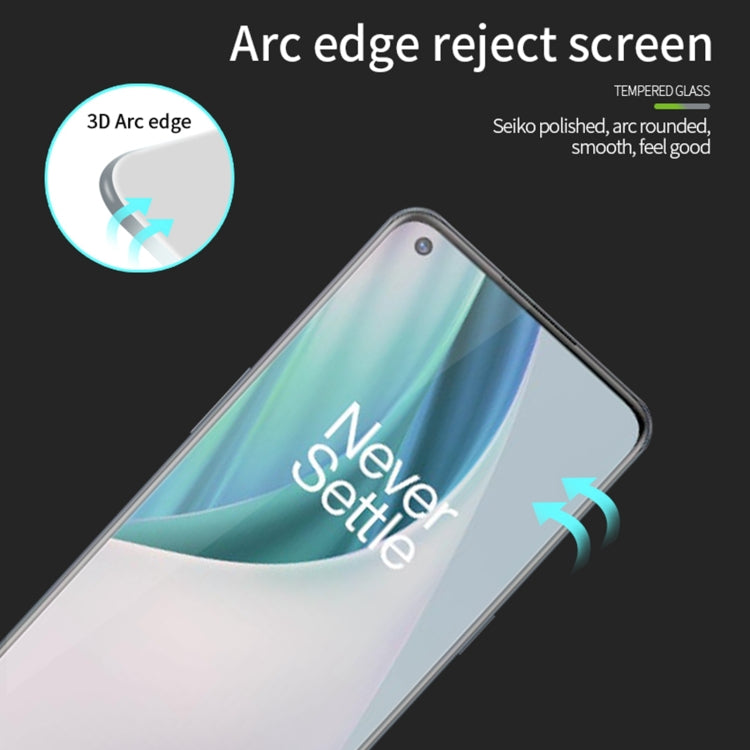 For OnePlus Nord N10 5G PINWUYO 9H 3D Curved Full Screen Explosion-proof Tempered Glass Film(Black) - OnePlus Tempered Glass by PINWUYO | Online Shopping South Africa | PMC TechLife | Buy Now Pay Later Mobicred