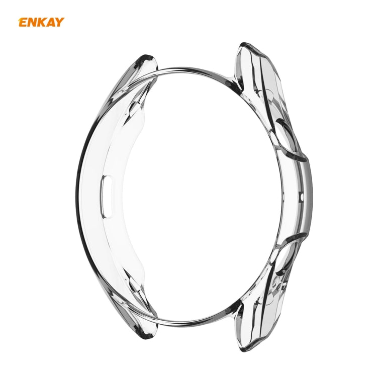 For Samsung Galaxy Watch 3 45mm 2 in 1 ENKAY Hat-Prince Transparent Soft TPU Case + 0.2mm 9H 2.15D Curved Edge Tempered Glass Film - Watch Cases by ENKAY | Online Shopping South Africa | PMC TechLife | Buy Now Pay Later Mobicred