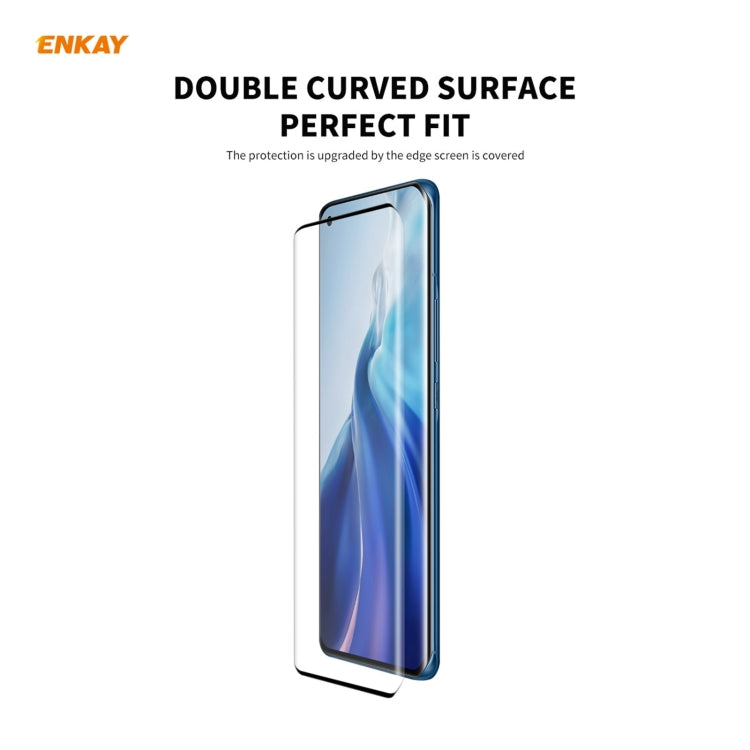 5 PCS For Xiaomi Mi 11 ENKAY Hat-Prince 0.26mm 9H 3D Explosion-proof Full Screen Curved Heat Bending Tempered Glass Film -  by ENKAY | Online Shopping South Africa | PMC TechLife | Buy Now Pay Later Mobicred