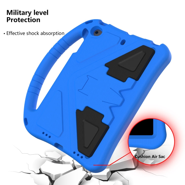 For iPad Mini5/4/3/2/1 EVA Flat Anti Falling Protective Case Shell with Holder(Blue) - iPad Mini 4 & 3 & 2 & 1 Cases by PMC TechLife | Online Shopping South Africa | PMC TechLife | Buy Now Pay Later Mobicred