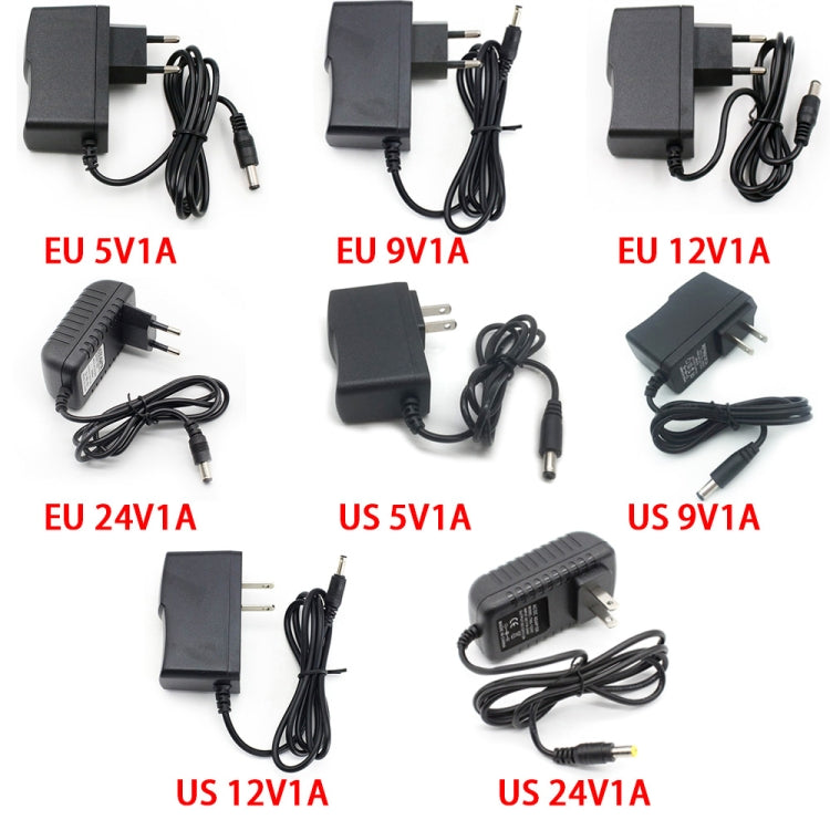 100-240V AC to DC Power Charger Adapter 5V 9V 12V 24V 1A 5.5mmx2.5mm (12V 1A EU Plug) - Power Supplies by PMC TechLife | Online Shopping South Africa | PMC TechLife | Buy Now Pay Later Mobicred
