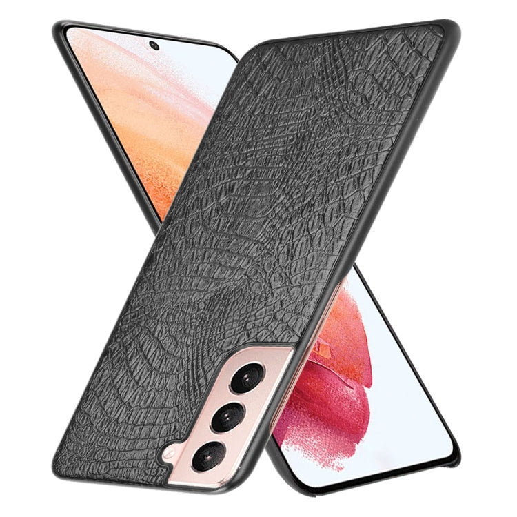 For Samsung Galaxy S21+ 5G / S21 Plus 5G Shockproof Crocodile Texture PC + PU Case(Black) - free shipping - PMC TechLife - Order now!