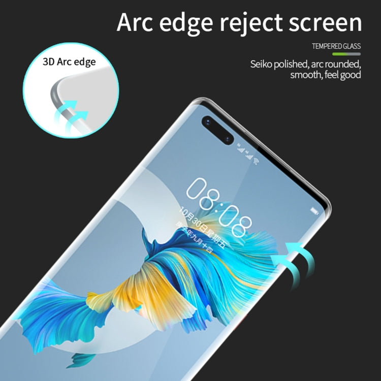 For Huawei Mate 40 PINWUYO 9H 3D Hot Bending Tempered Glass Film(Black) - free shipping - PMC TechLife - Order now!