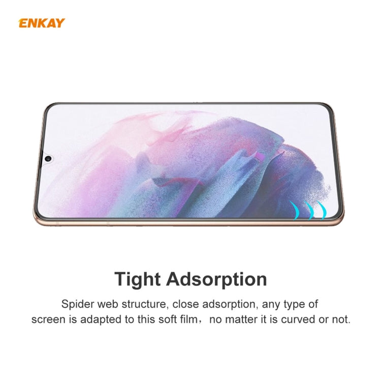 For Samsung Galaxy S21 5G 10 PCS ENKAY Hat-Prince 0.1mm 3D Full Screen Protector Explosion-proof Hydrogel Film - For Samsung by ENKAY | Online Shopping South Africa | PMC TechLife | Buy Now Pay Later Mobicred