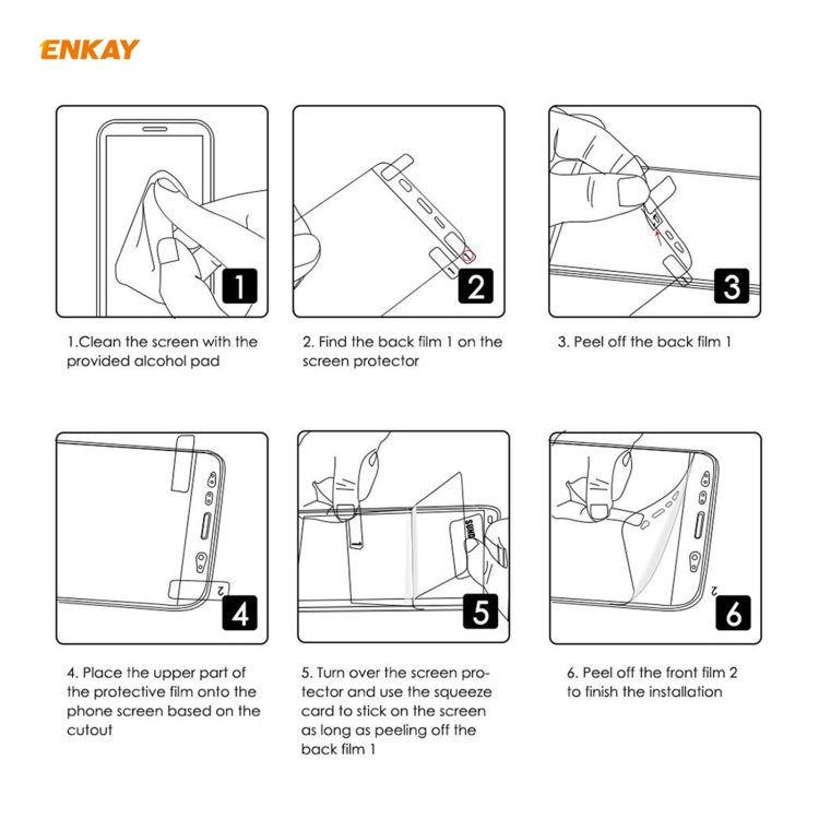 For Samsung Galaxy S21 5G 10 PCS ENKAY Hat-Prince 0.1mm 3D Full Screen Protector Explosion-proof Hydrogel Film - For Samsung by ENKAY | Online Shopping South Africa | PMC TechLife | Buy Now Pay Later Mobicred