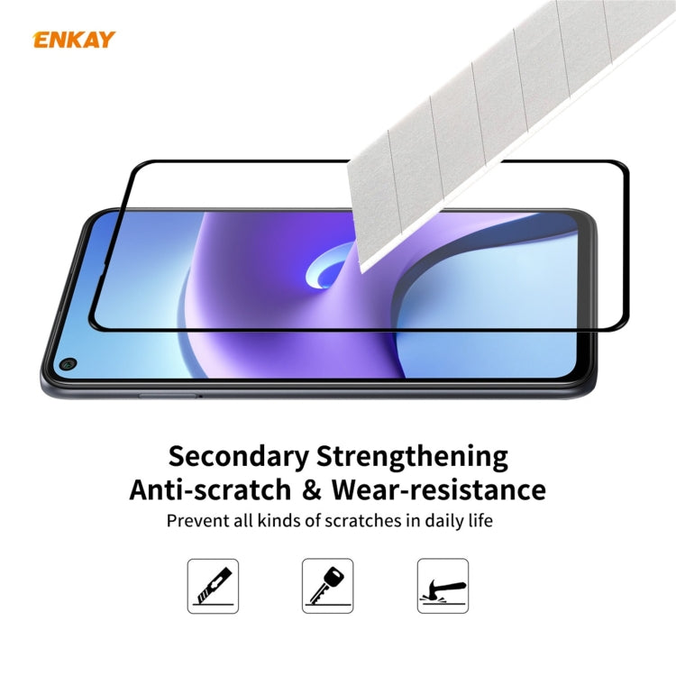 For Xiaomi Redmi Note 9T 10 PCS ENKAY Hat-Prince Full Glue 0.26mm 9H 2.5D Tempered Glass Full Coverage Film - free shipping - PMC TechLife - Order now!