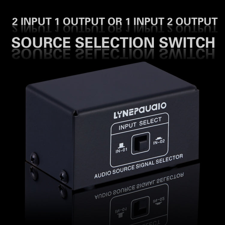 B101 2 In 1 Out (1 In 2 Out) Audio Source Signal Selection Switcher Computer Speaker  RCA Lossless Audio Source Switcher - free shipping - PMC TechLife - Order now!