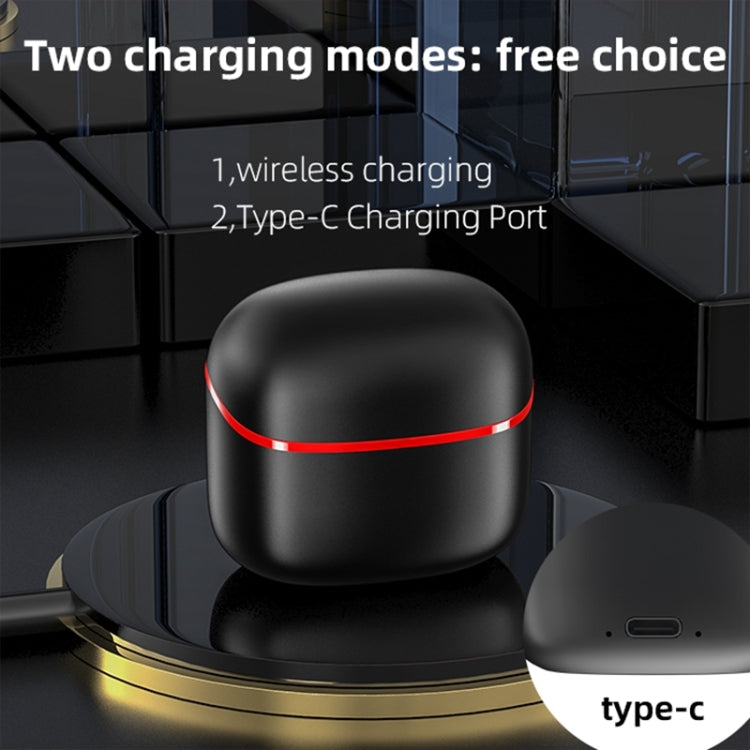 JM12 TWS Earphone Bluetooth 5.0 Touch Control Stereo Bass Sport Wireless Earphone With Mic(Black) - TWS Earphone by PMC TechLife | Online Shopping South Africa | PMC TechLife