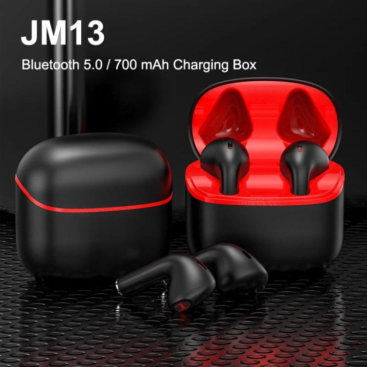 JM13 TWS Earphone Bluetooth 5.0 Touch Control Stereo Bass Sport Wireless Earphone With Mic(Black) - TWS Earphone by PMC TechLife | Online Shopping South Africa | PMC TechLife