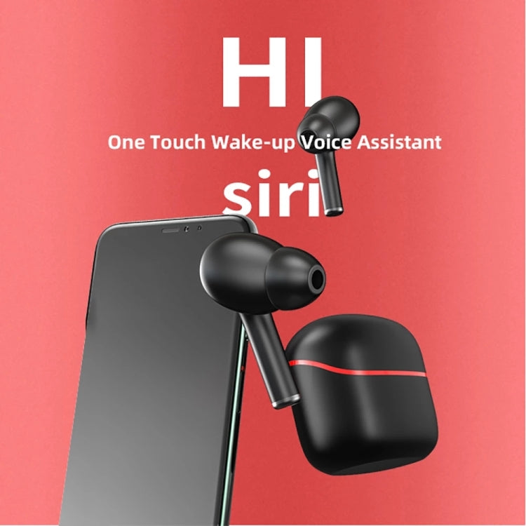 JM13 TWS Earphone Bluetooth 5.0 Touch Control Stereo Bass Sport Wireless Earphone With Mic(Black) - TWS Earphone by PMC TechLife | Online Shopping South Africa | PMC TechLife