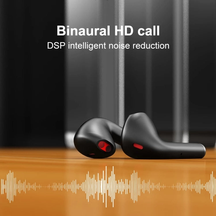 JM13 TWS Earphone Bluetooth 5.0 Touch Control Stereo Bass Sport Wireless Earphone With Mic(White) - TWS Earphone by PMC TechLife | Online Shopping South Africa | PMC TechLife