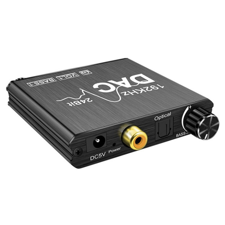 Digital To Analog Audio Converter Stereo Extractor DAC Amplifier Optical SPDIF 192Khz 24Bit - RCA Adapter by PMC TechLife | Online Shopping South Africa | PMC TechLife