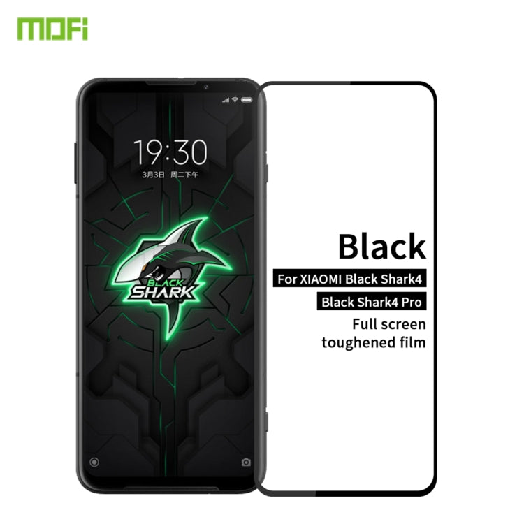 For Xiaomi Black Shark 4 / 4 Pro MOFI 9H 2.5D Full Screen Tempered Glass Film(Black) - free shipping - PMC TechLife - Order now!