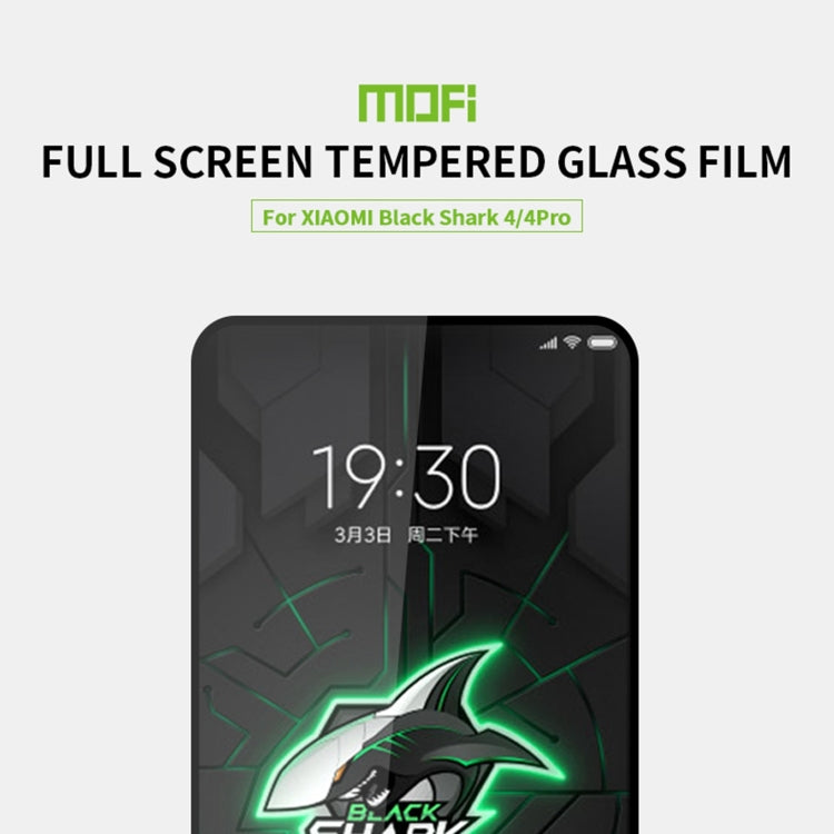 For Xiaomi Black Shark 4 / 4 Pro MOFI 9H 2.5D Full Screen Tempered Glass Film(Black) - free shipping - PMC TechLife - Order now!