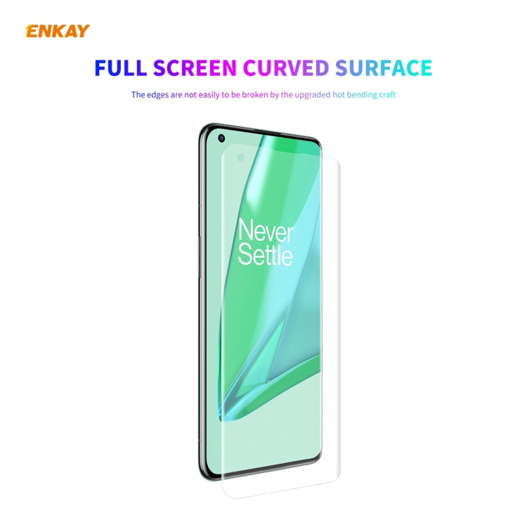 5 PCS For OnePlus 9 Pro ENKAY Hat-Prince 3D Full Screen PET Curved Hot Bending HD Screen Protector Soft Film - free shipping - PMC TechLife - Order now!