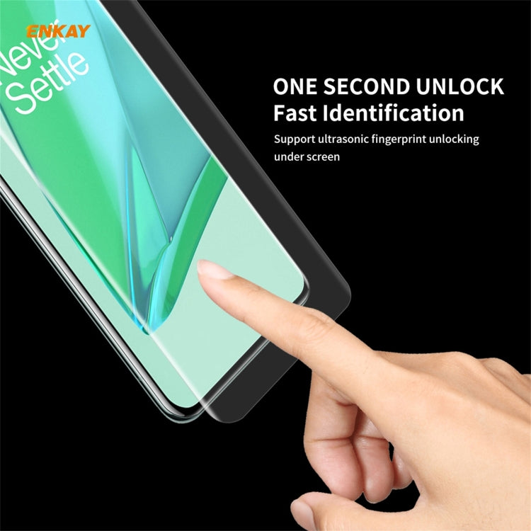 5 PCS For OnePlus 9 Pro ENKAY Hat-Prince 3D Full Screen PET Curved Hot Bending HD Screen Protector Soft Film - free shipping - PMC TechLife - Order now!