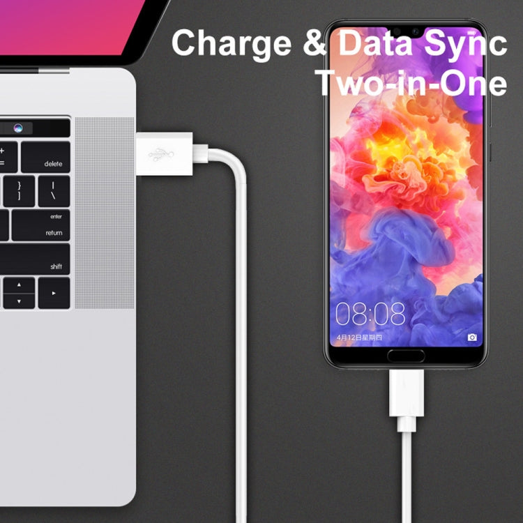YSY-312PD QC3.0 18W USB + PD 20W USB-C / Type-C Car Charger with USB to USB-C / Type-C Data Cable(White) - Car Charger by PMC TechLife | Online Shopping South Africa | PMC TechLife