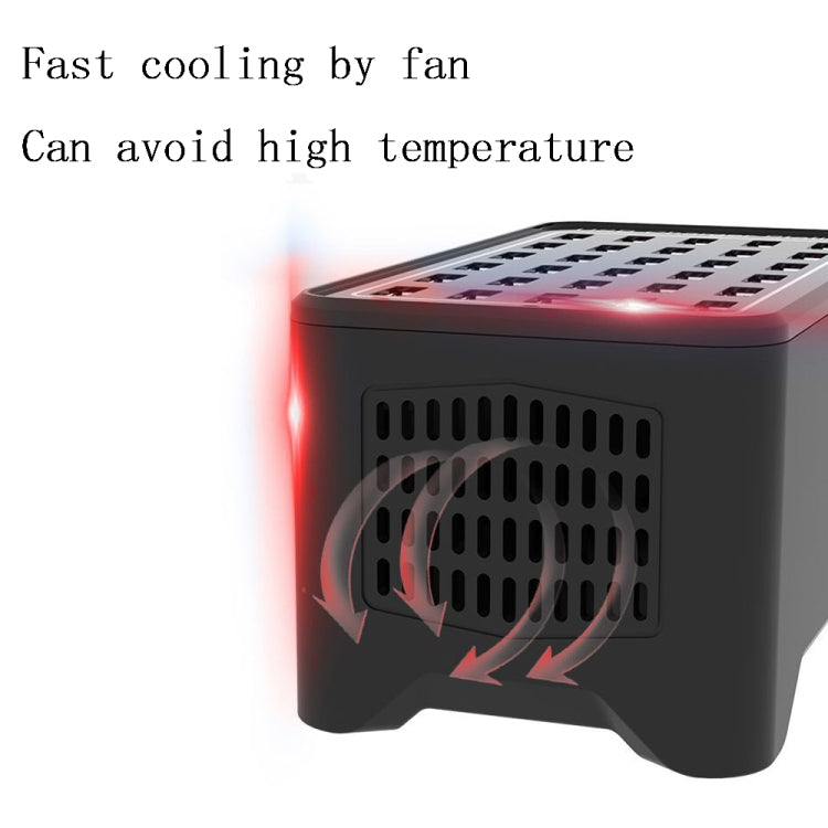 100W 20 USB Ports Fast Charger Station Smart Charger, AC 110-240V, Plug Size:UK Plug - free shipping - PMC TechLife - Order now!